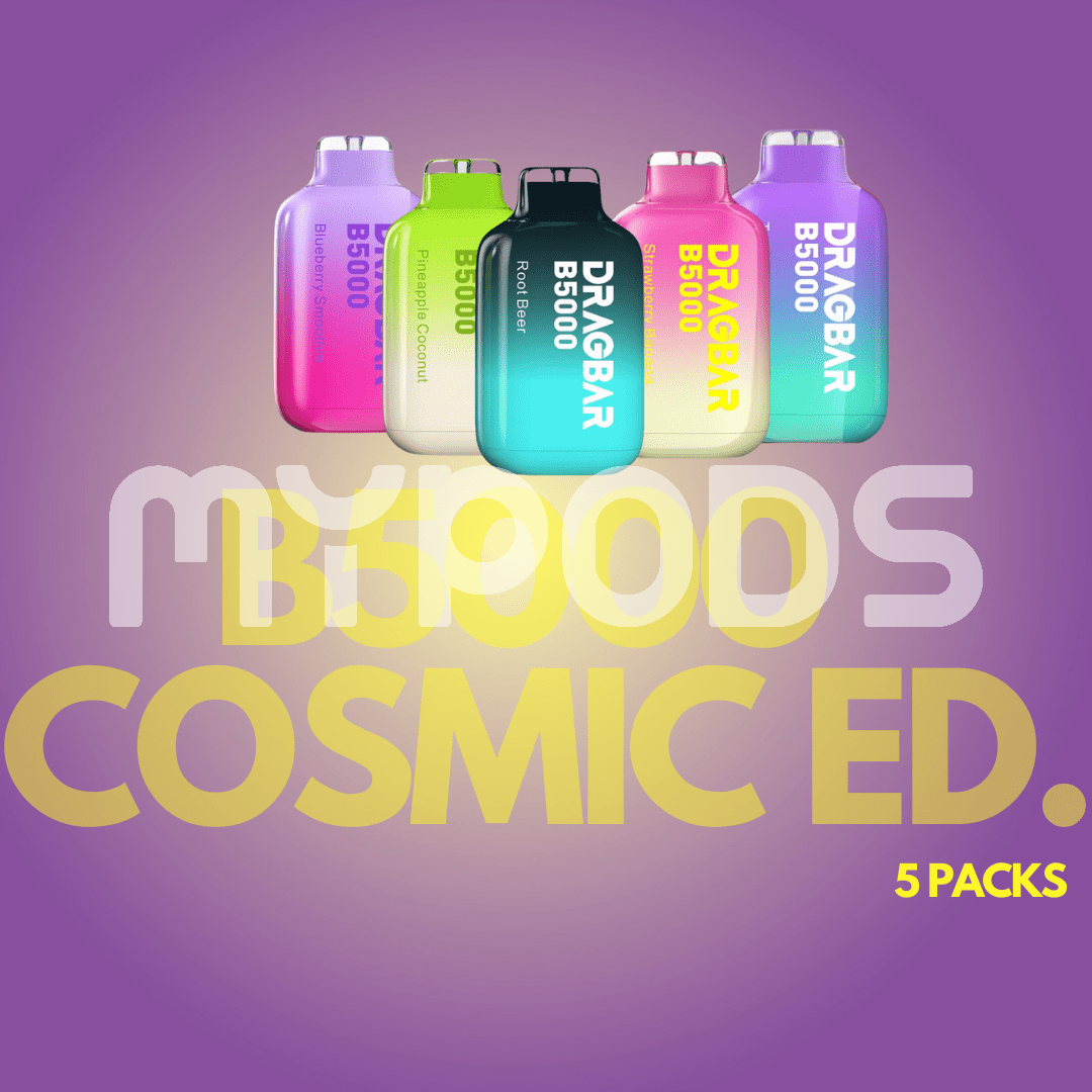 Zovoo Dragbar B5000 Cosmic Ed. - Blueberry Smoothie - 5pcs