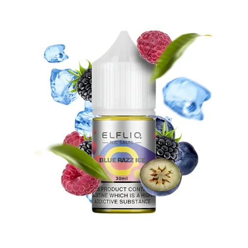 elfliq-nic-salt-e-liquid-blue-razz-ice-30ml.webp
