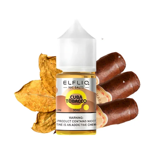 elfliq-nic-salt-e-liquid-cuba-tobacco.webp