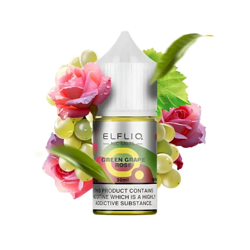 elfliq-nic-salt-e-liquid-green-grape-rose-30ml.webp